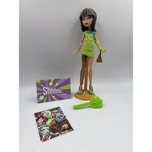 RARE Cleo de Nile DOTD GOLD ELASTICS Dawn of the Dance Monster High Doll Invite